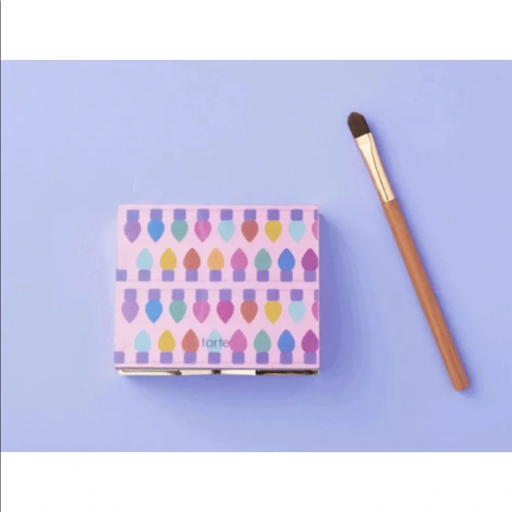 TARTE Turn Up The Glam Eyeshadow Palette Brush Kit $54 Val